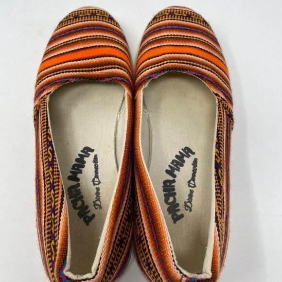 Pacha Mama Aztec Print Shoes Size 7.5 - Picture 6 of 12